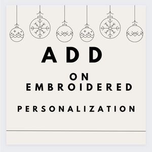 Add On Personalization